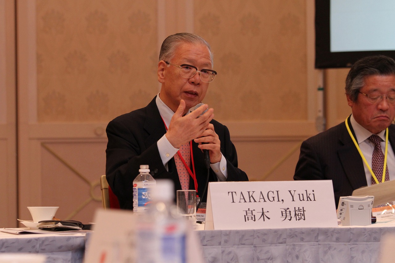 Photo: Yuki Takagi (President, Japan Professional-Agriculture Total Support Organization, the former vice minister of the Ministry of Agriculture, Forestry and Fisheries
