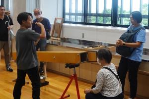 道具の説明の様子