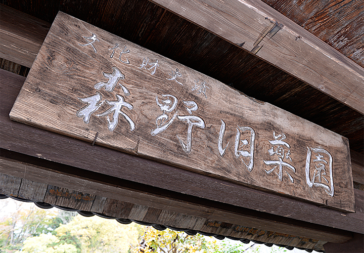 写真：日本唯一の私営薬園「森野旧薬園」宇陀松山は薬のまち